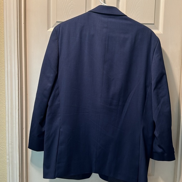 NWOT Mens Navy Blue blazer by Michael Strahan. Size 42 regular. - Picture 7 of 12